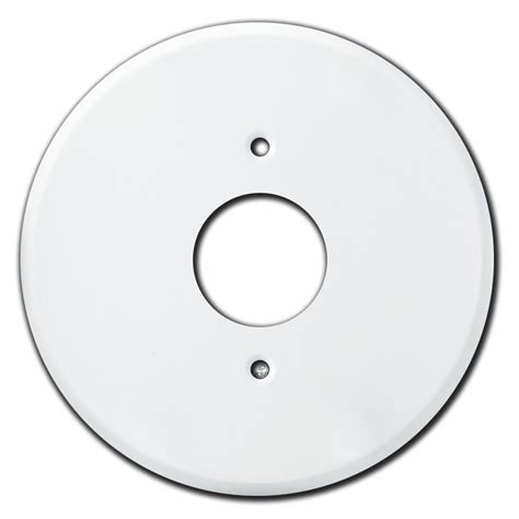 circle junction box cover|round cover plate for outlet.